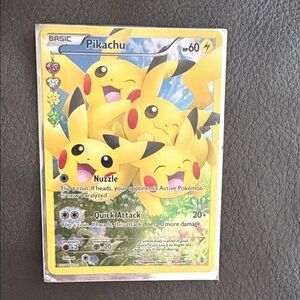Pokemon Pikachu Trading Card